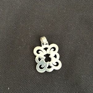Tous 925 Silver Carved Bear Charm Pendant